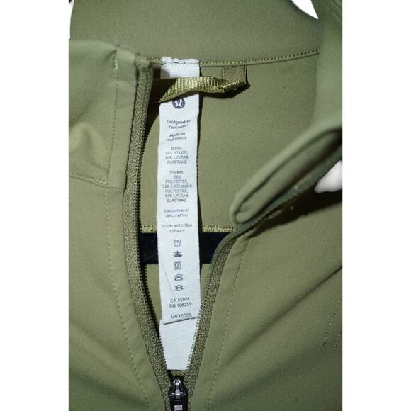 Lululemon Define Jacket Full Zip Green – Size 6 – Slim Fit, Thumbholes, EUC - Picture 2 of 6